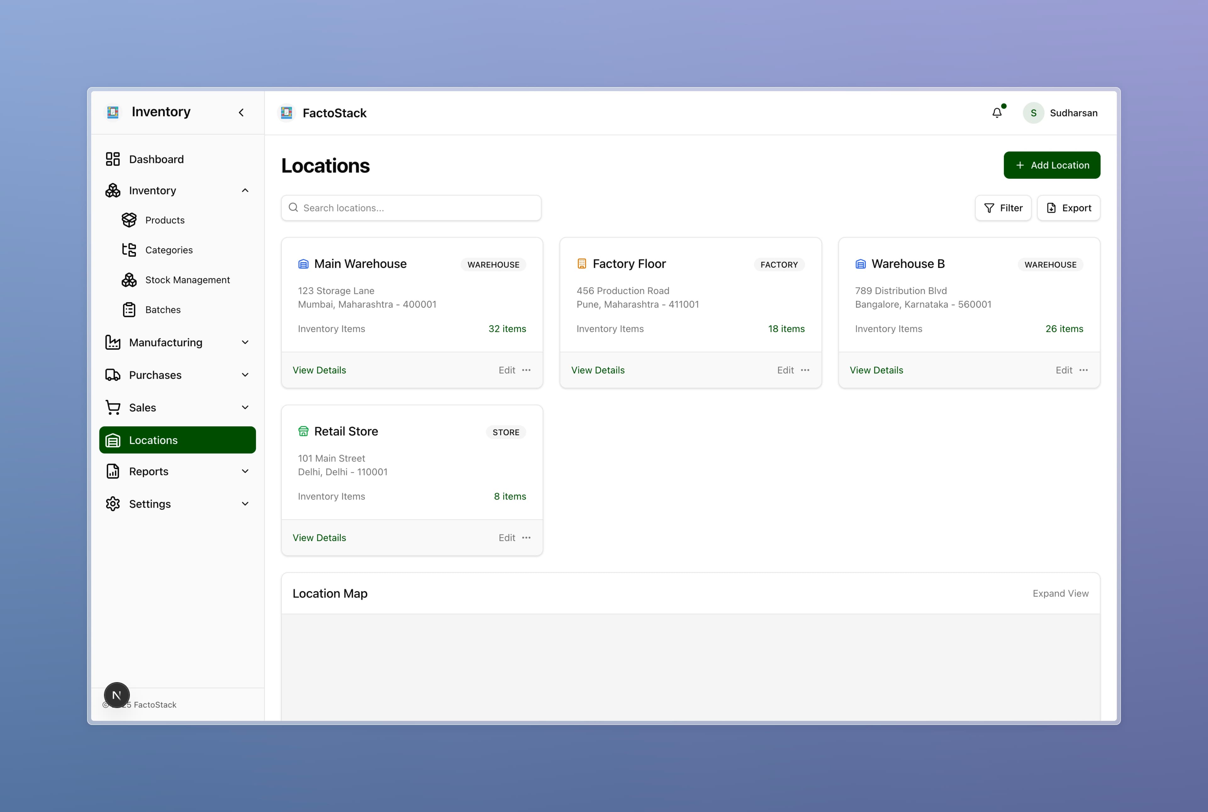 Multi-location Management